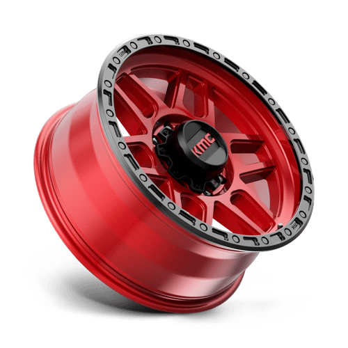 KM544 20X9 8X6.5 C-RED BLK-LP 00MM by KMC Wheels