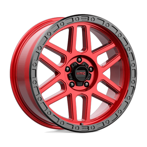 KM544 20X9 5X150 C-RED BLK-LP 25MM by KMC Wheels