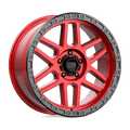 KM544 20X9 5X150 C-RED BLK-LP 25MM by KMC Wheels