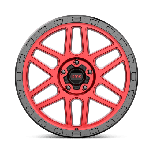 KM544 20X9 5X150 C-RED BLK-LP 25MM by KMC Wheels