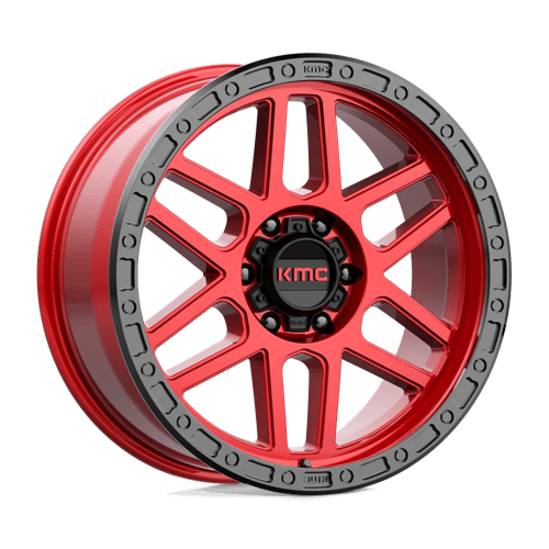 KM544 20X9 6X135 C-RED BLK-LP 18MM by KMC Wheels