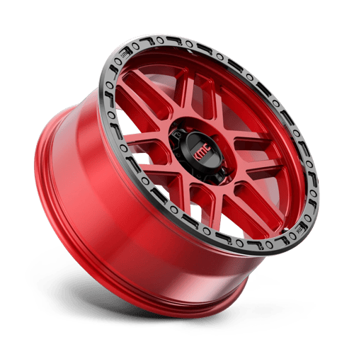 KM544 20X9 6X135 C-RED BLK-LP 18MM by KMC Wheels