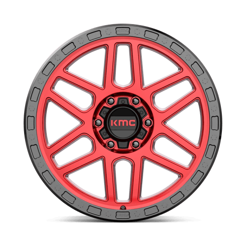 KM544 20X9 6X135 C-RED BLK-LP 18MM by KMC Wheels