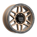 KM544 17X9 8X6.5 M-BRZ BLK LP 18MM by KMC Wheels