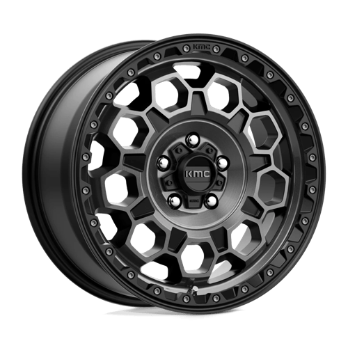 KM545 17X8 5X4.5 S-BLK GTCC 35MM by KMC Wheels