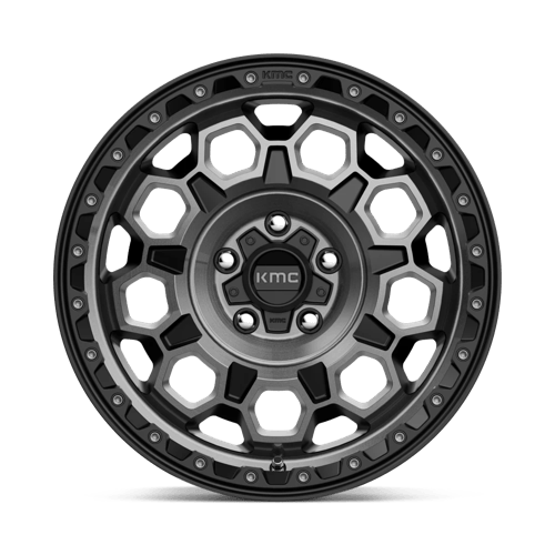 KM545 17X8 5X4.5 S-BLK GTCC 35MM by KMC Wheels