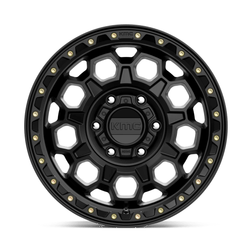 KM545 17X8 6X5.5 S-BLK 35MM by KMC Wheels