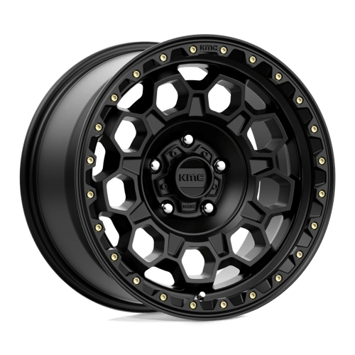 KM545 17X9 5X5.0 S-BLK 00MM by KMC Wheels