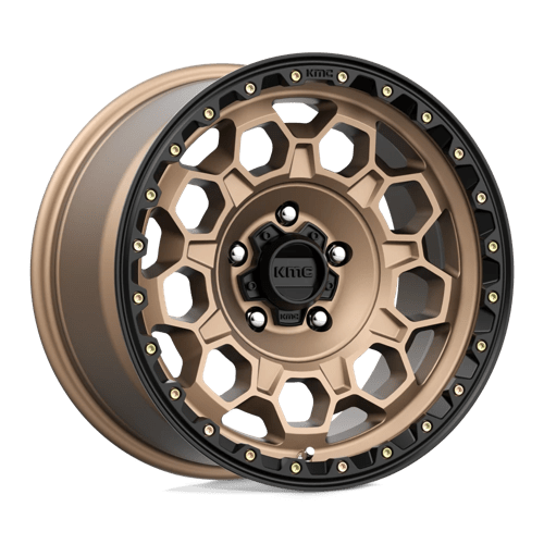 KM545 17X9 5X5.0 M-BRZ BLK LP 00MM by KMC Wheels