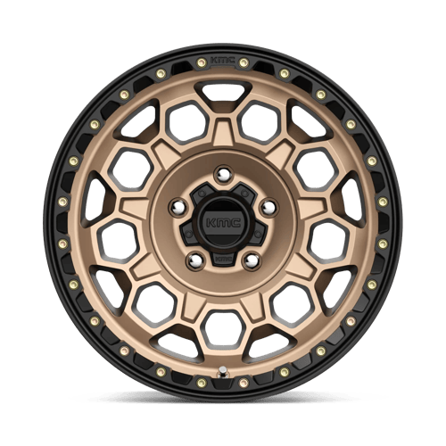 KM545 17X9 5X5.0 M-BRZ BLK LP 00MM by KMC Wheels