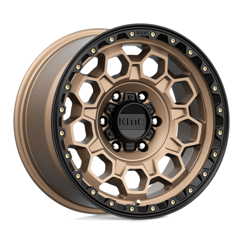 KM545 17X9 6X5.5 M-BRZ BLK LP 00MM by KMC Wheels