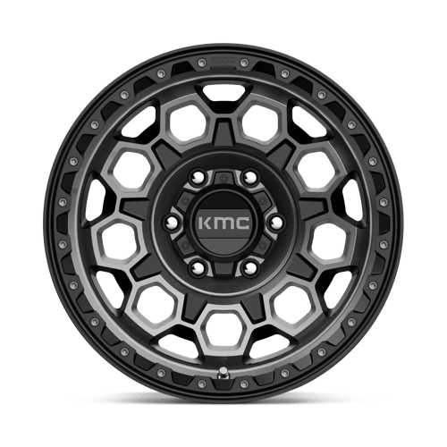 KM545 17X9 6X5.5 S-BLK GTCC 00MM by KMC Wheels