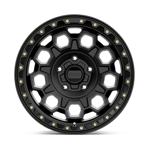 KM545 17X9 5X5.0 S-BLK 18MM by KMC Wheels