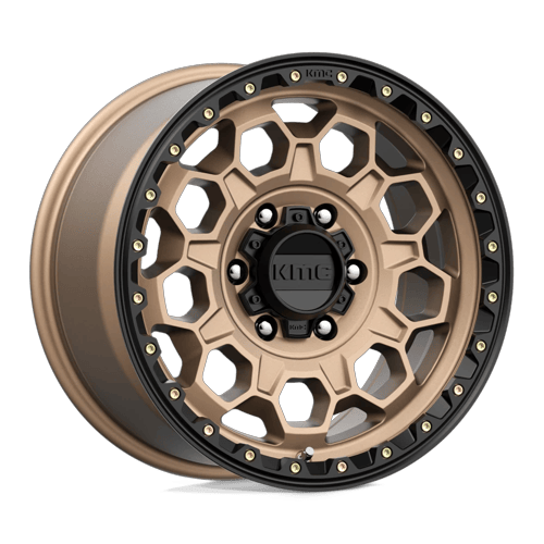 KM545 17X9 6X5.5 M-BRZ BLK LP 18MM by KMC Wheels
