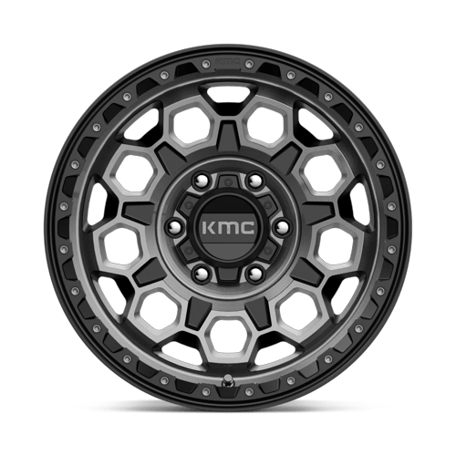 KM545 17X9 6X135 S-BLK GTCC 18MM by KMC Wheels