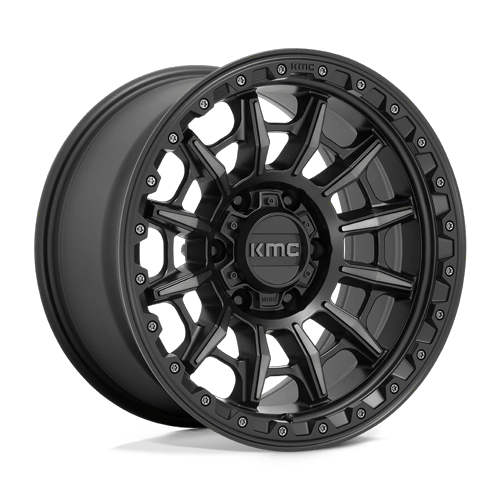 KM547 17X9 5X5.0 S-BLK GTCC -12MM by KMC Wheels