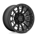 KM547 17X9 5X5.0 S-BLK GTCC -12MM by KMC Wheels