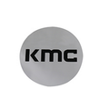 KM704 CAP SNAP IN - CHROME BLACK LOGO by KMC Wheels