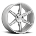 KM711 22X10.5 5X112 BRUSHED SLV 40MM by KMC Wheels