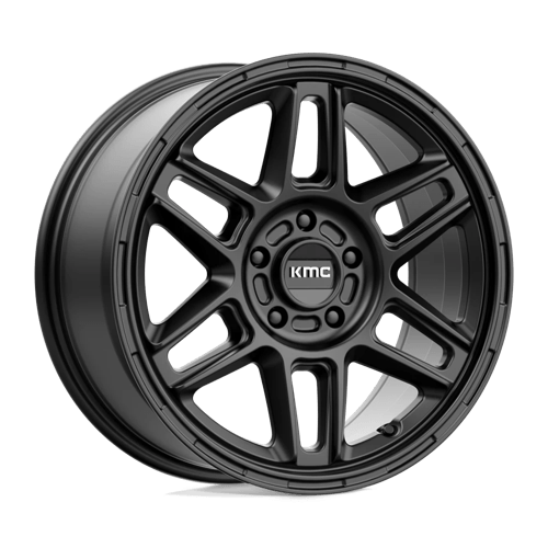 KM716 17X8 5X4.5 S-BLK 38MM by KMC Wheels