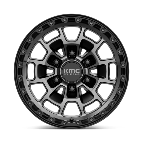 KM718 16X8 6X5.5 S-BLK GTCC 00MM by KMC Wheels