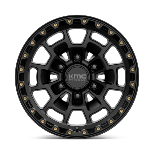 KM718 16X8 6X5.5 S-BLK 00MM by KMC Wheels