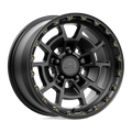 KM718 17X8.5 5X150 S-BLK 00MM by KMC Wheels