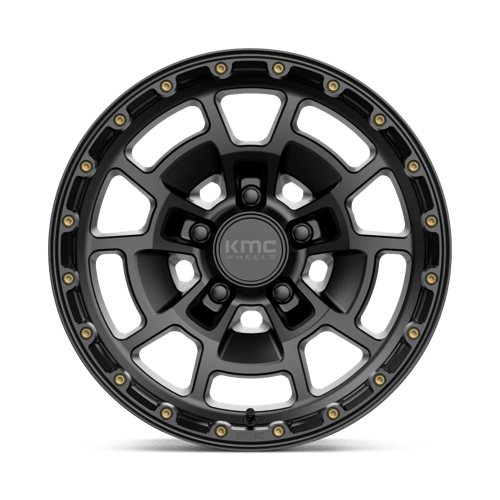 KM718 17X8.5 5X5.0 S-BLK 00MM by KMC Wheels