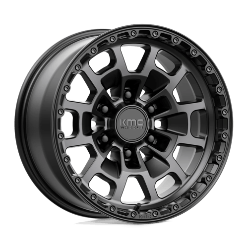 KM718 17X8.5 6X5.5 S-BLK GTCC 00MM by KMC Wheels