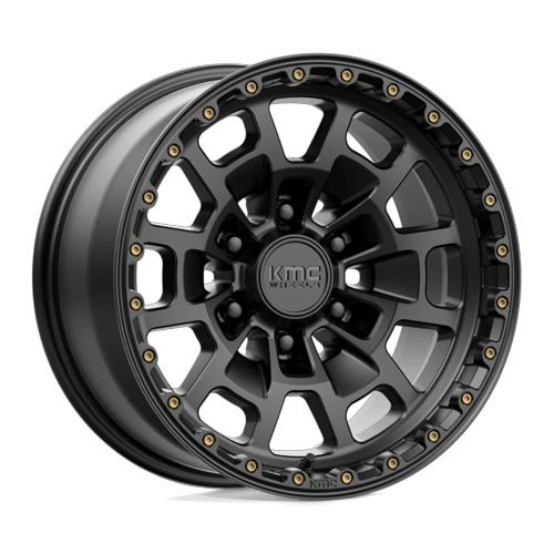 KM718 17X8.5 6X5.5 S-BLK 00MM by KMC Wheels