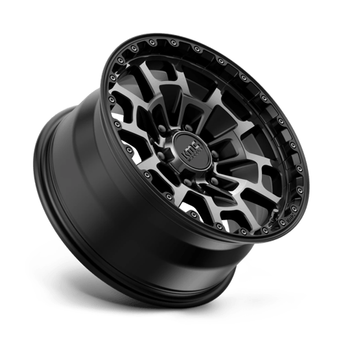 KM718 17X8.5 6X5.5 S-BLK GTCC 18MM by KMC Wheels