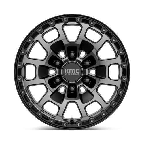 KM718 17X8.5 6X5.5 S-BLK GTCC 18MM by KMC Wheels