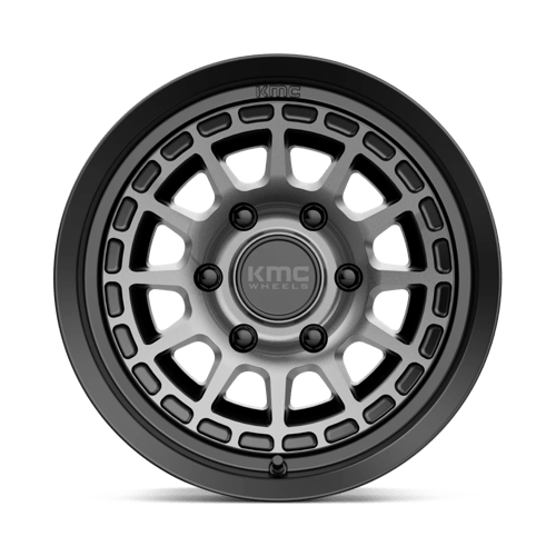 KM719 17X8 6X5.5 S-BLK GTCC 20MM by KMC Wheels