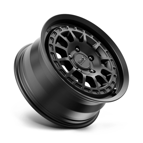KM719 17X8 5X4.5 S-BLK 35MM by KMC Wheels