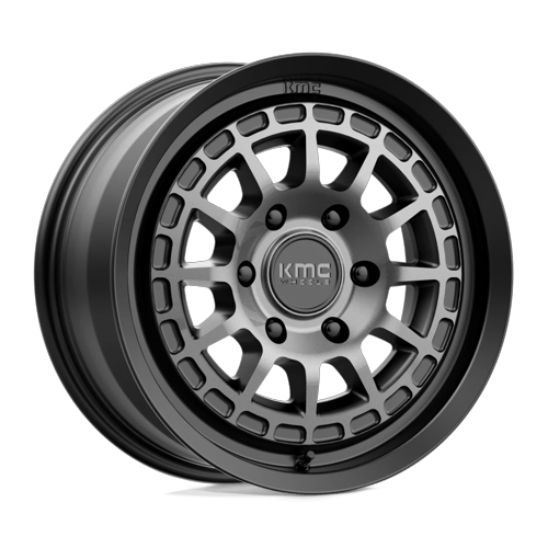 KM719 17X8 6X5.5 S-BLK GTCC 35MM by KMC Wheels