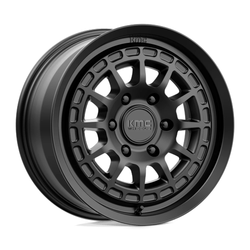 KM719 17X8 6X5.5 S-BLK 35MM by KMC Wheels