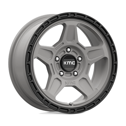 KM721 16X7 5X4.5 S-GRAY BLK LP 15MM by KMC Wheels