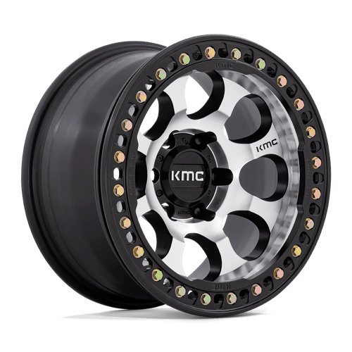 RIOT BL 17X9 5X5.0 MCH-FC-BLK -38 by KMC Wheels