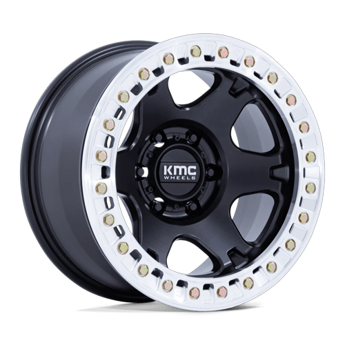 VI BL 17X9 BLANK 108 -38 S-BLK MACH by KMC Wheels