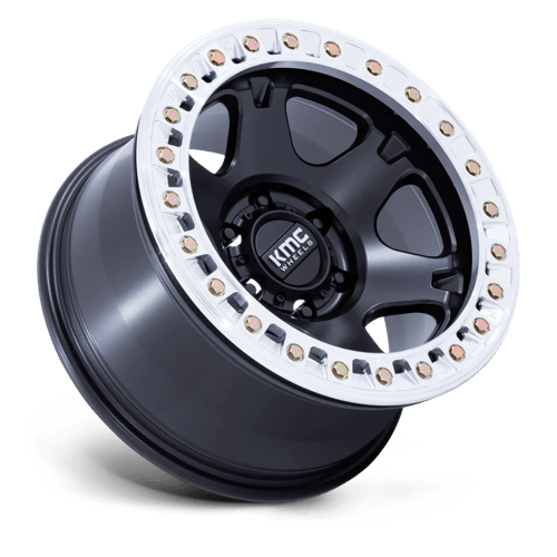 VI BL 17X9 BLANK 72 -12 S-BLK-MACH by KMC Wheels
