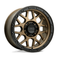 KM535 17X9 6X135 M-BRONZE M-BLK LP -12MM by KMC Wheels