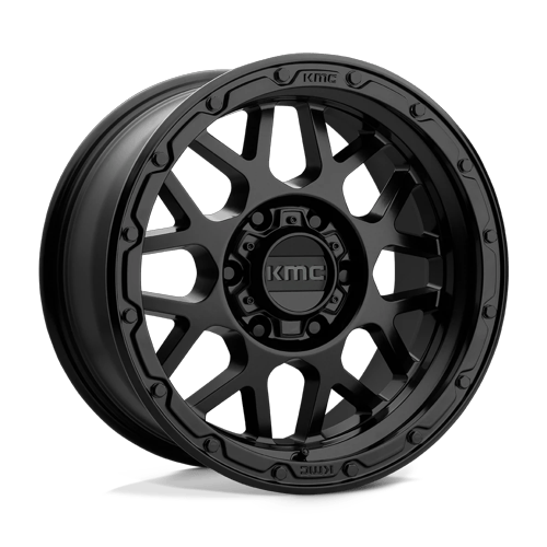KM535 17X8.5 8X6.5 M-BLK 0MM by KMC Wheels