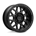 KM535 17X8.5 8X6.5 M-BLK 0MM by KMC Wheels