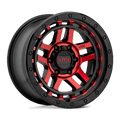KM540 17X9 5X5.0 G-BLK MCH RTCC -12MM by KMC Wheels