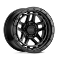 KM540 17X9 5X5.0 S-BLK -12MM by KMC Wheels
