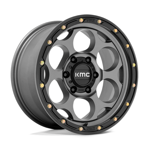 KM541 17X8.5 6X4.5 S-GRY BLK-LP 18MM by KMC Wheels