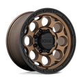 KM541 17X8.5 8X6.5 M-BRZ BLK LP 00MM by KMC Wheels