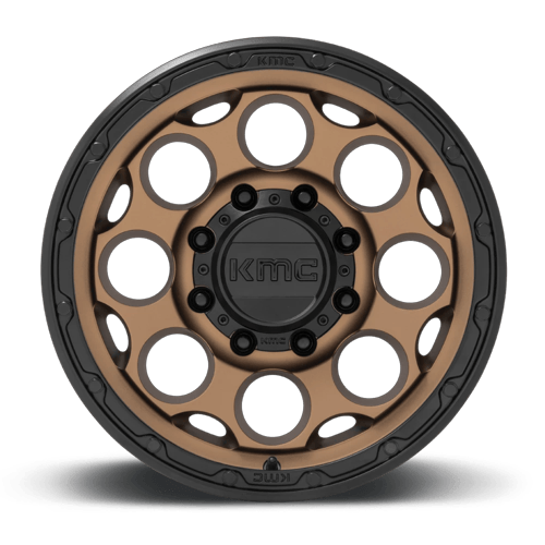 KM541 17X8.5 8X6.5 M-BRZ BLK LP 00MM by KMC Wheels