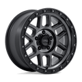 KM544 17X8.5 5X5.0 S-BLK GTCC 00MM by KMC Wheels