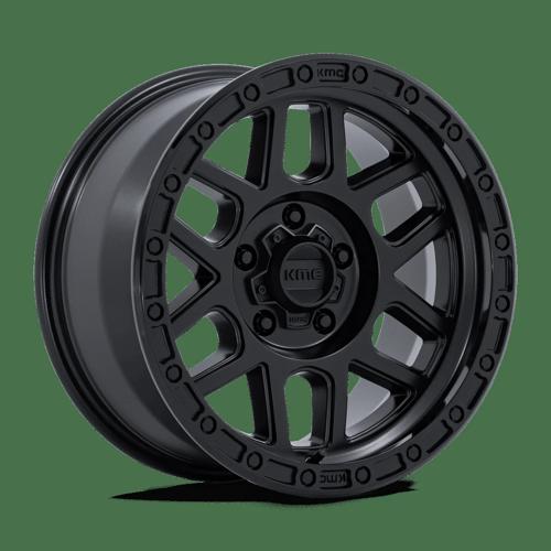 KM544 17X9 5X5.0 S-BLK GB LP 18MM by KMC Wheels